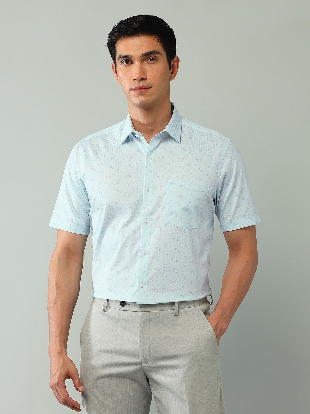 

Arrow Men Classic Opaque Printed Casual Shirt, Blue