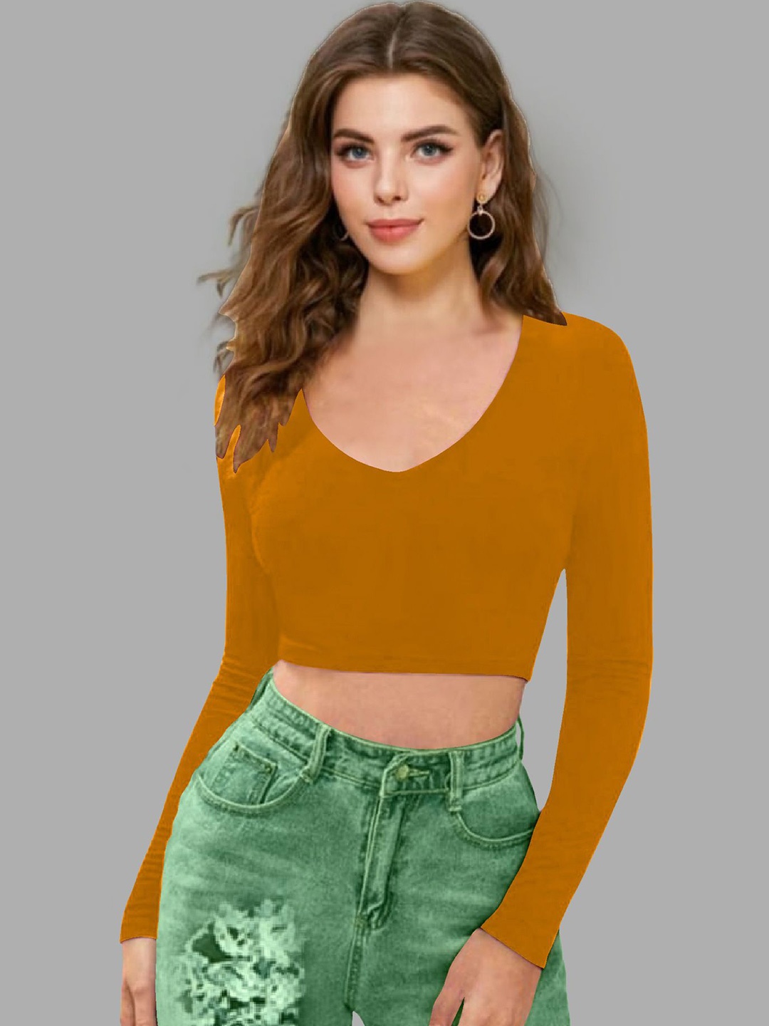 

Dream Beauty Fashion Crop Top, Yellow