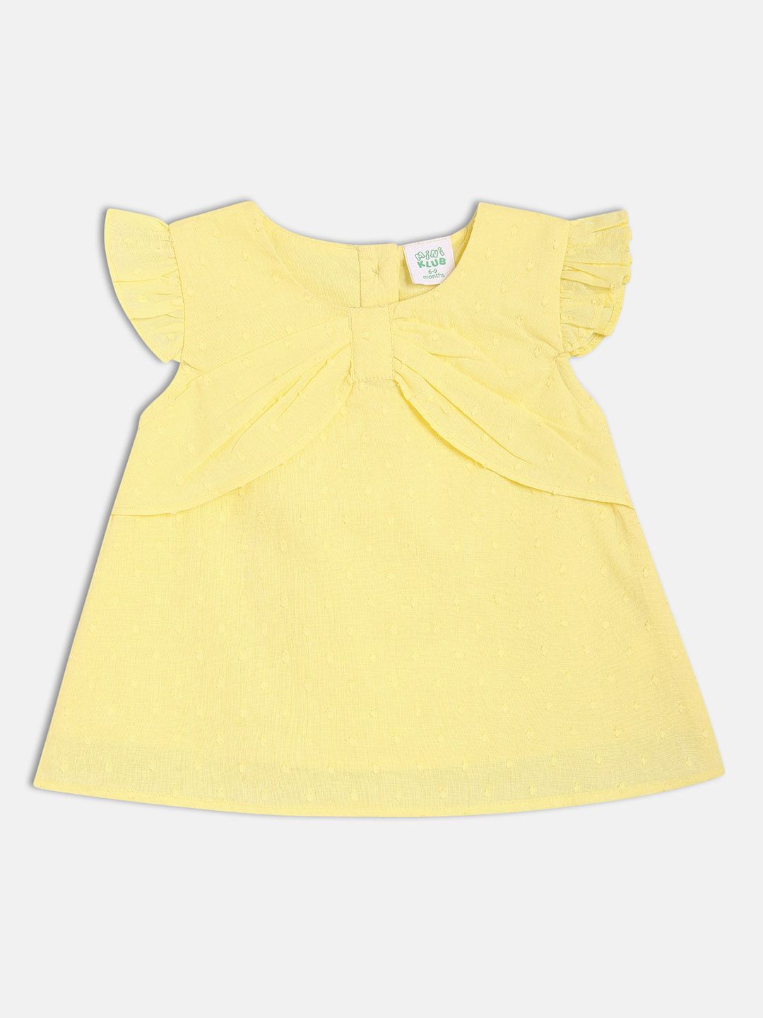 

MINI KLUB Girls Cotton Top, Yellow