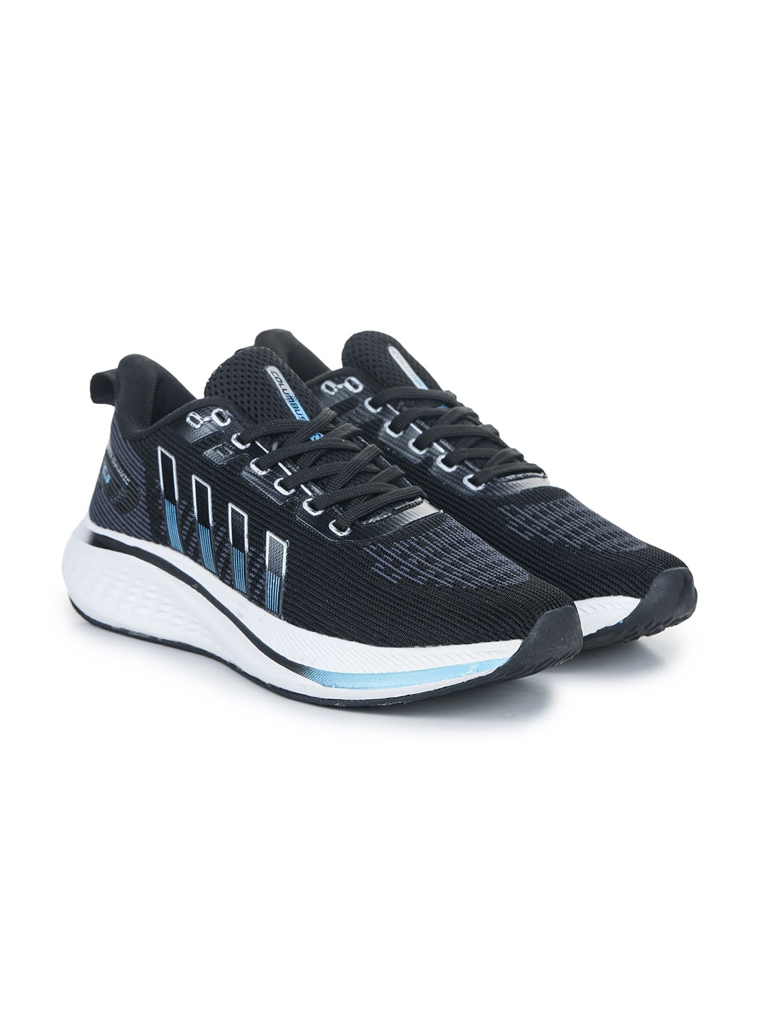 

Columbus Men Mesh Running Non-Marking Shoes, Black