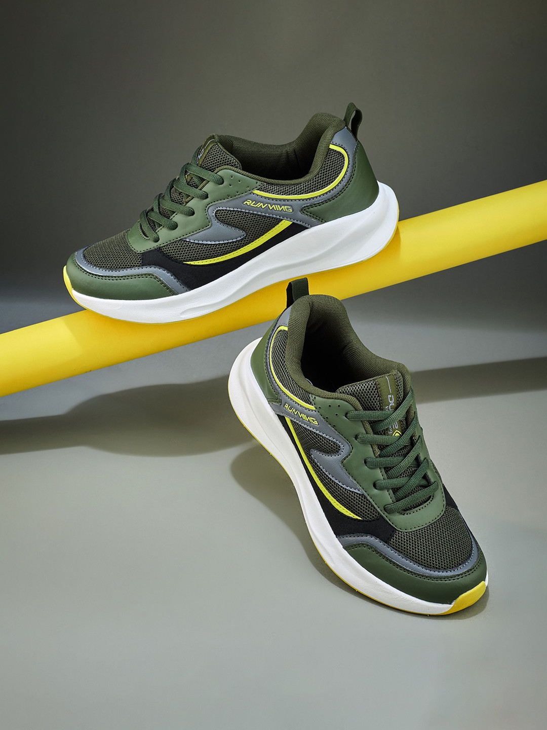

Duke Men TrainEase Training or Gym Shoes, Olive