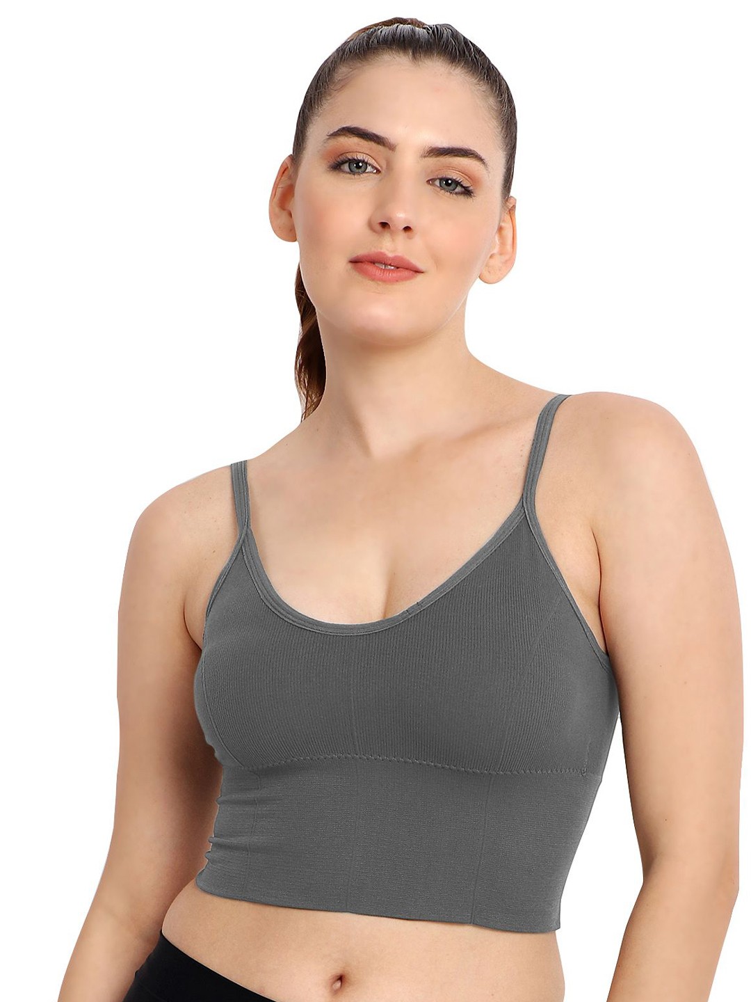 

Flamezia Bra Full Coverage Lightly Padded, Grey