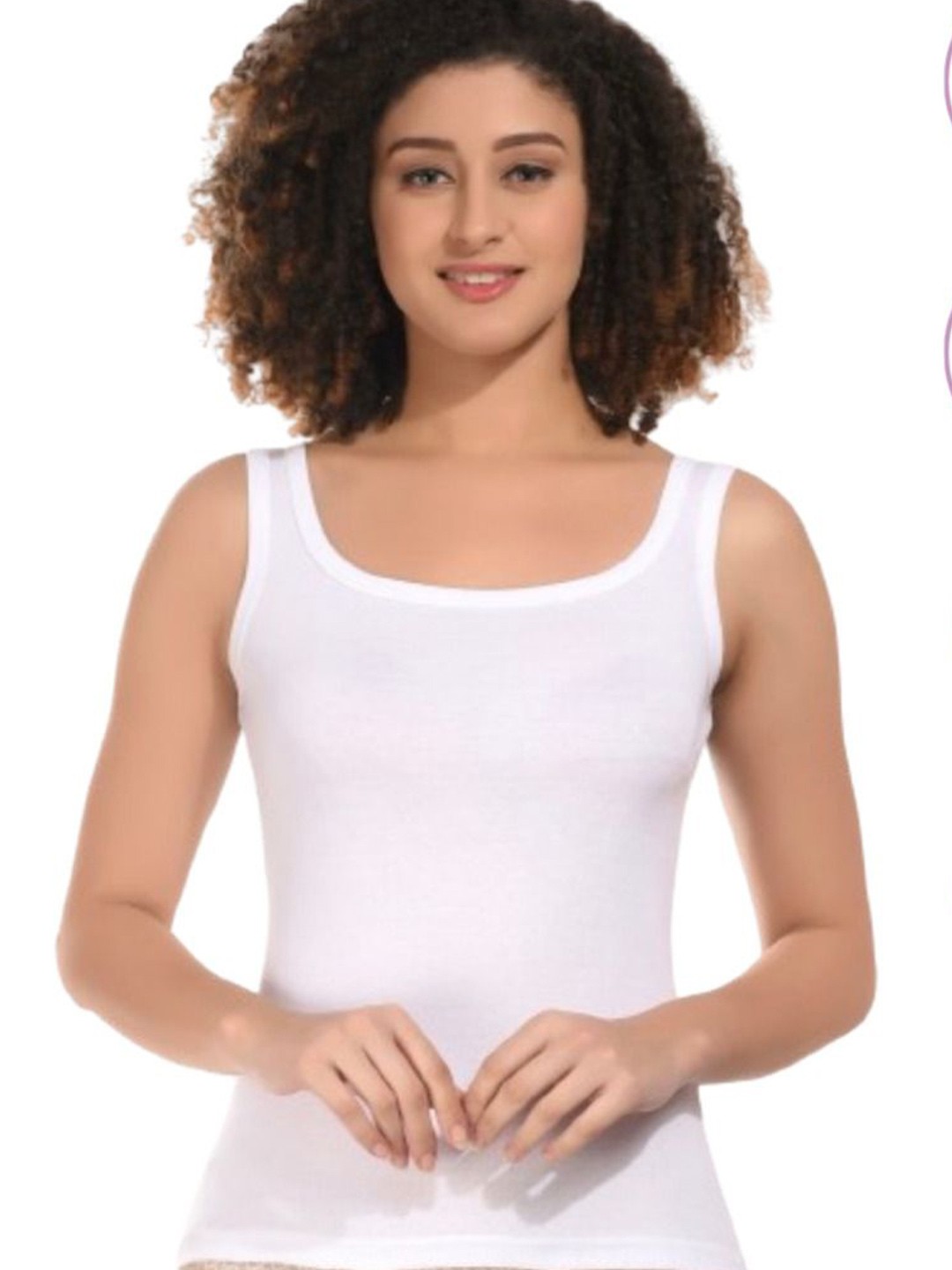 

BODYMIST Cotton Tank Top, White