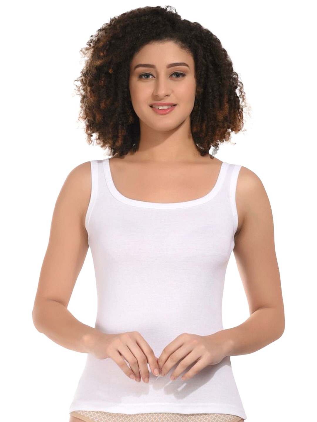 

BODYMIST Cotton Tank Top, White