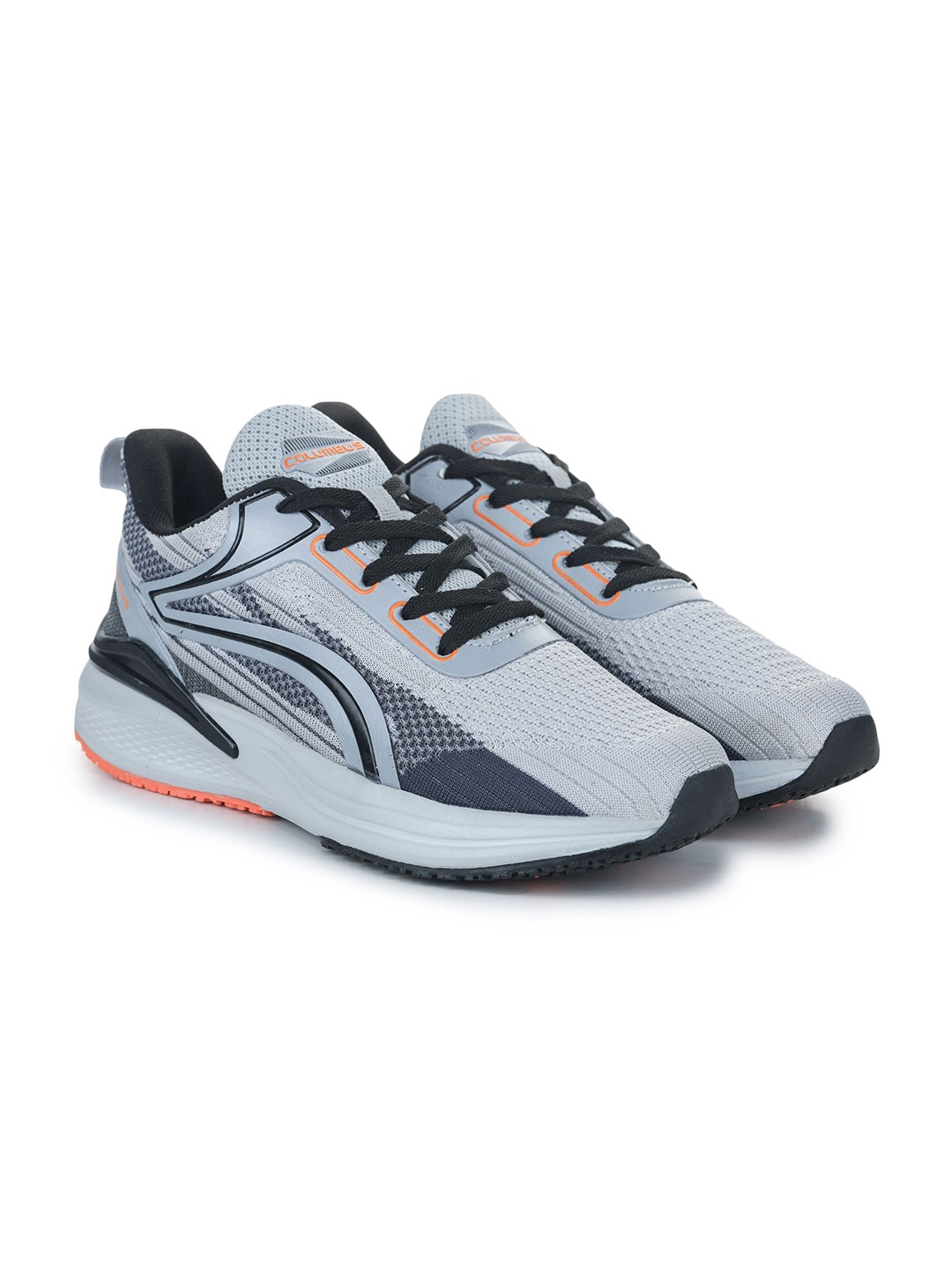 

Columbus Men Mesh Running Non-Marking Shoes, Grey