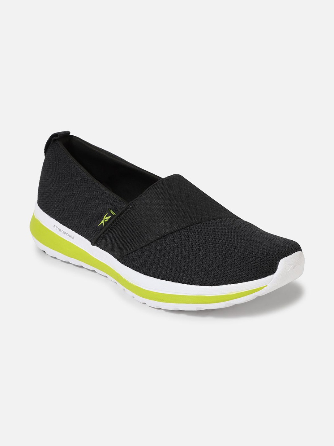 

Reebok Fortune Walker Men Walking Slip-On Sports Shoes, Black