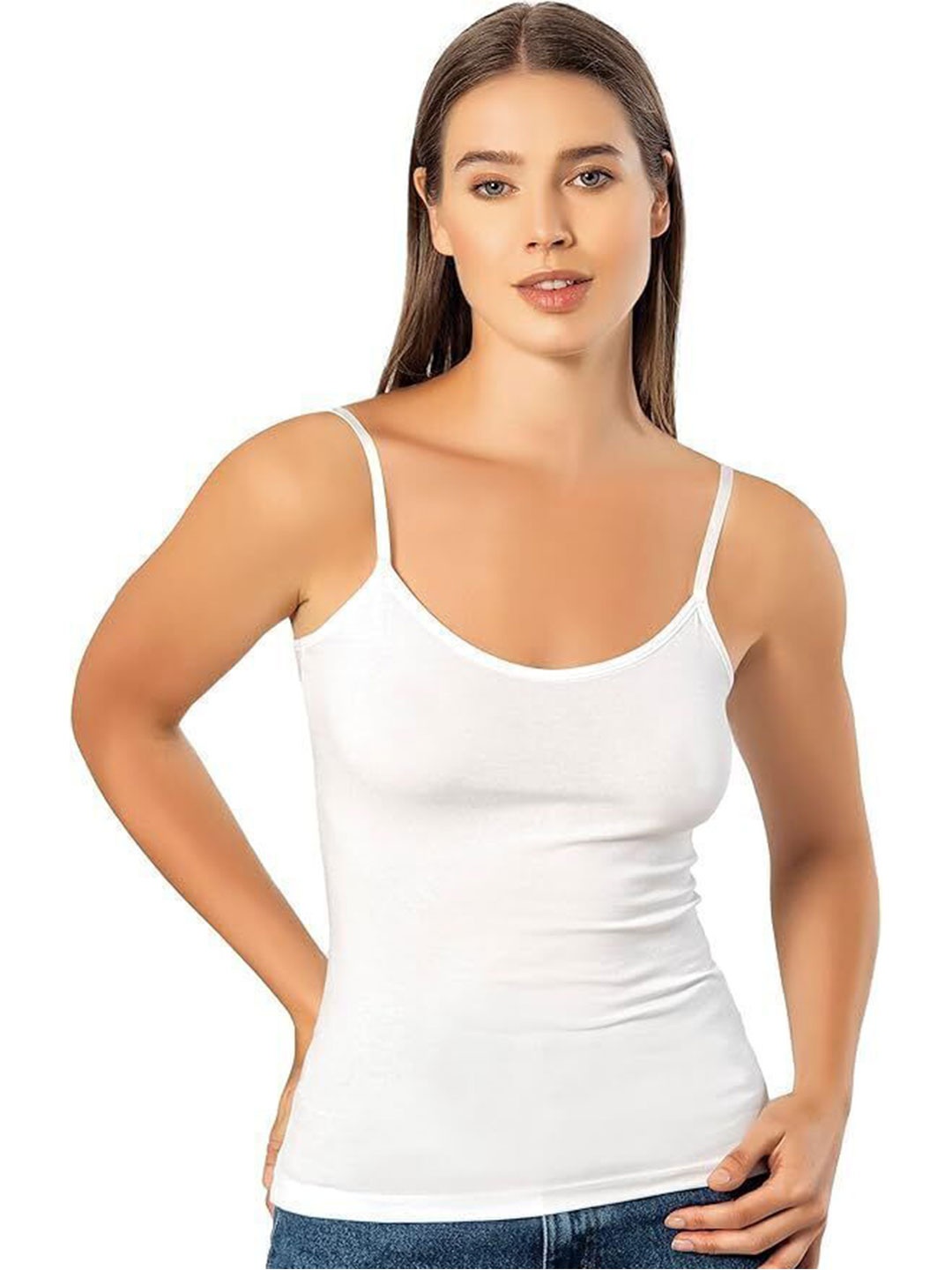

BODYMIST Non-Padded Camisoles, White