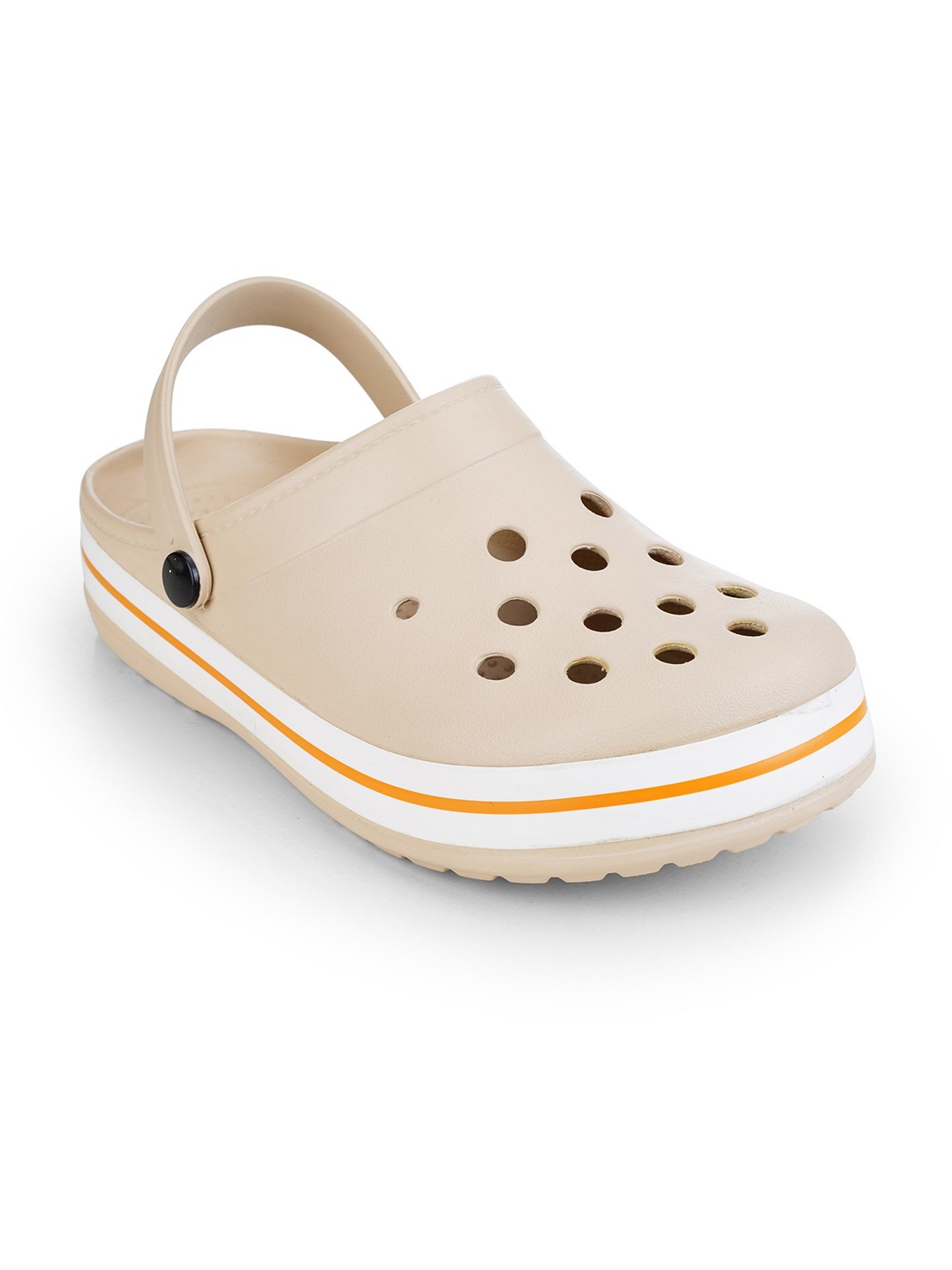

Hoppa Men Self Design Clogs, Beige