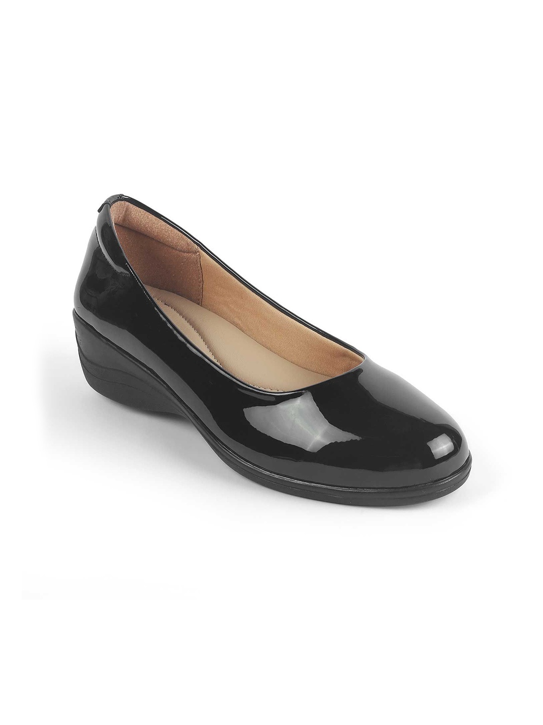 

Tresmode Women Round Toe Ballerinas Flats, Black