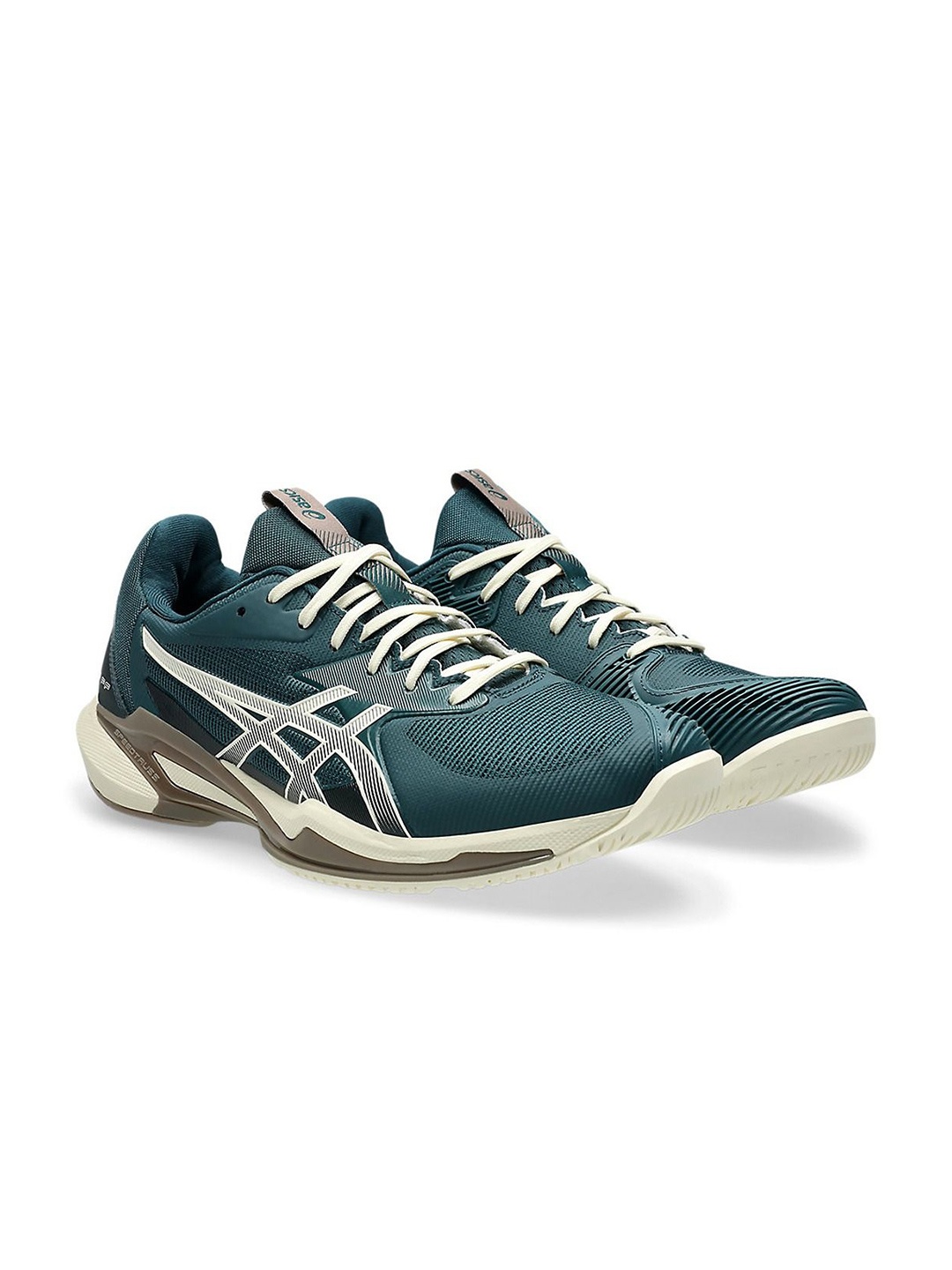 

ASICS Solution Speed FF 3 Men Tennis Lace-Ups Sports Shoes, Green