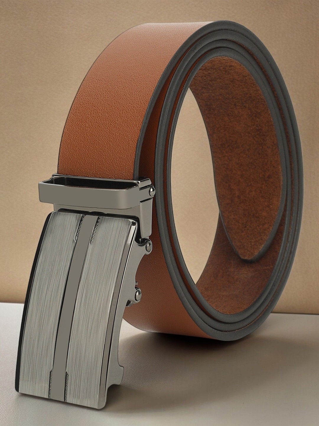 

Metronaut Men Leather Belt, Tan