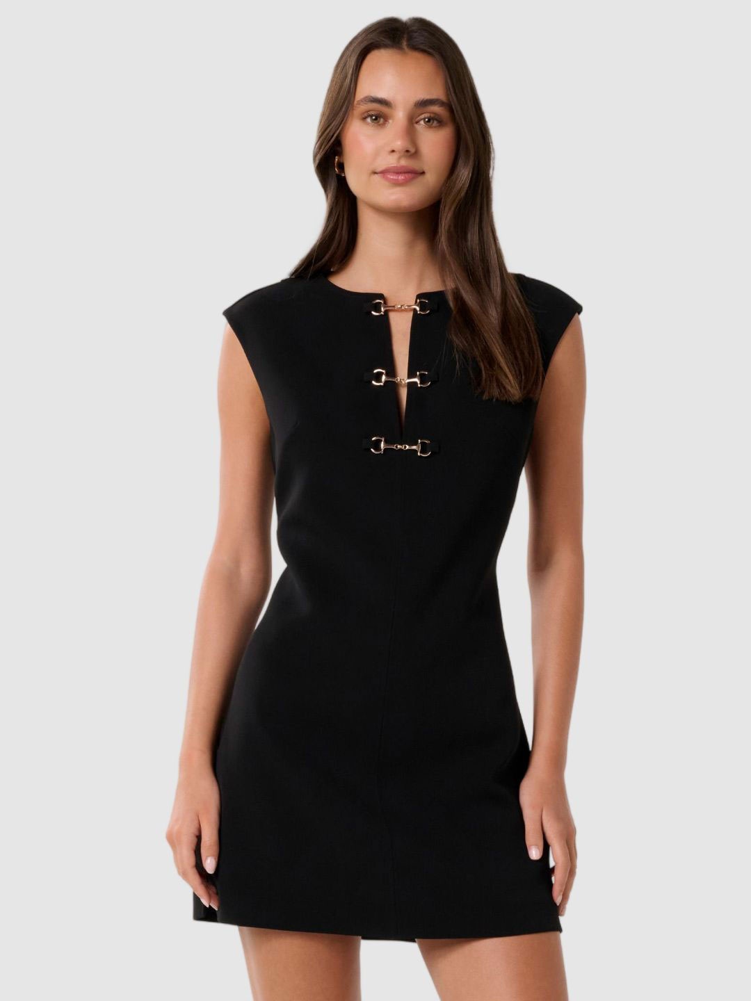 

Forever New A-Line Mini Dress, Black