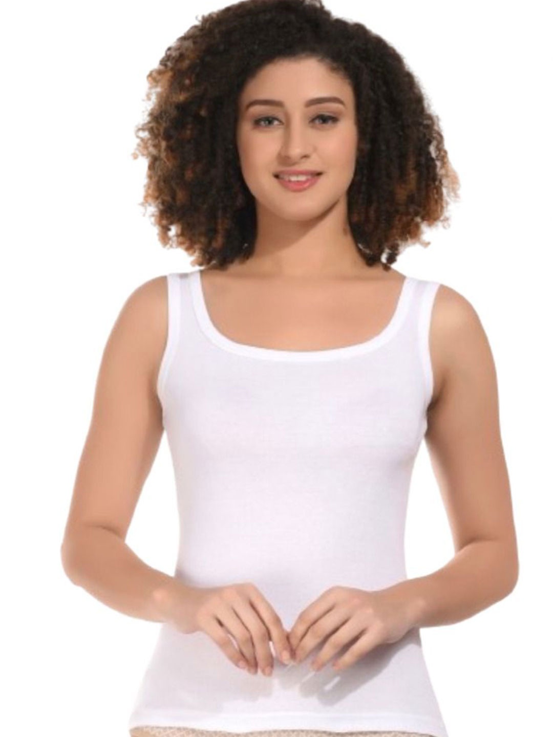 

BODYMIST Cotton Tank Top, White