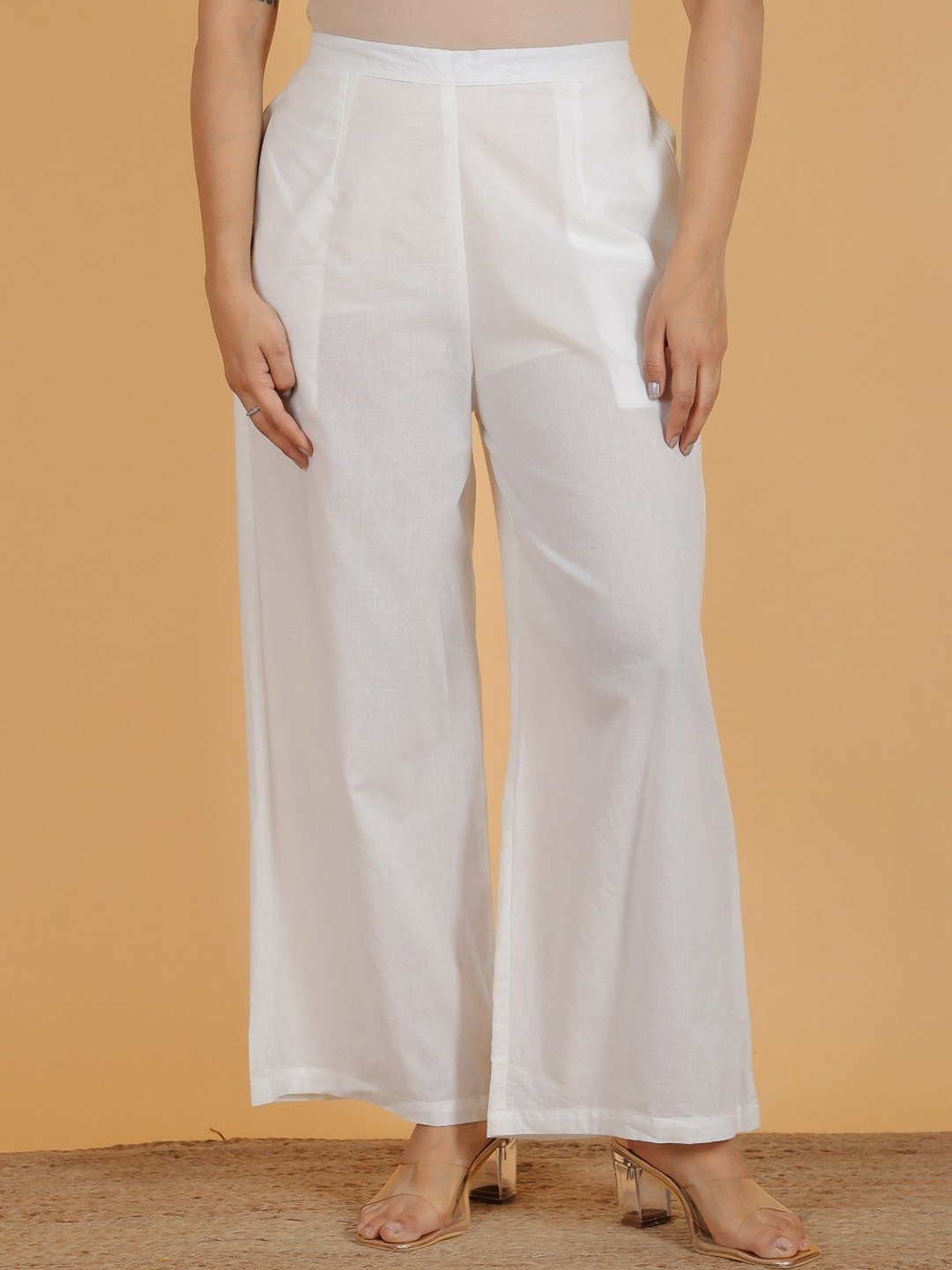 

Aramya Women Ethnic Palazzos, White