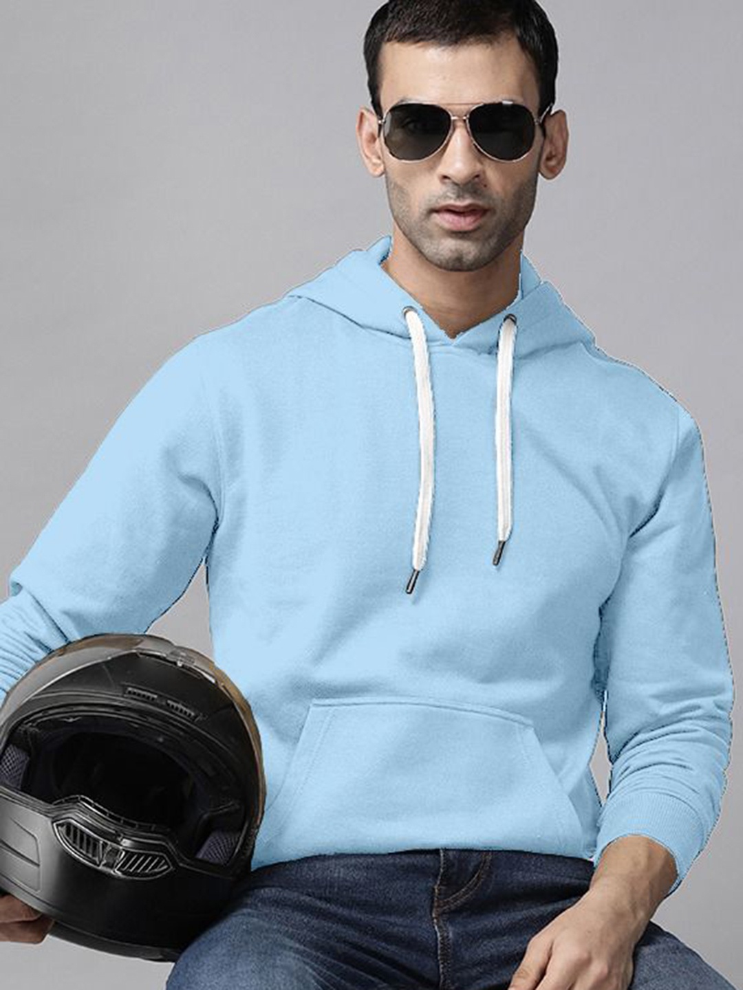 

ELLITI Men Hooded Sweatshirt, Blue