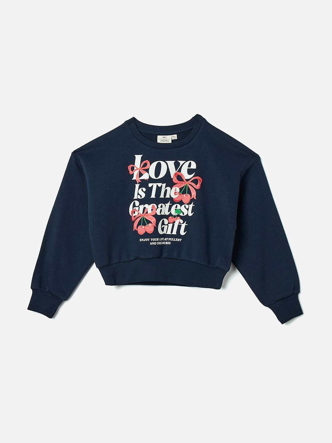 

Juniors by Babyshop Girls Printed Sweatshirt, Blue