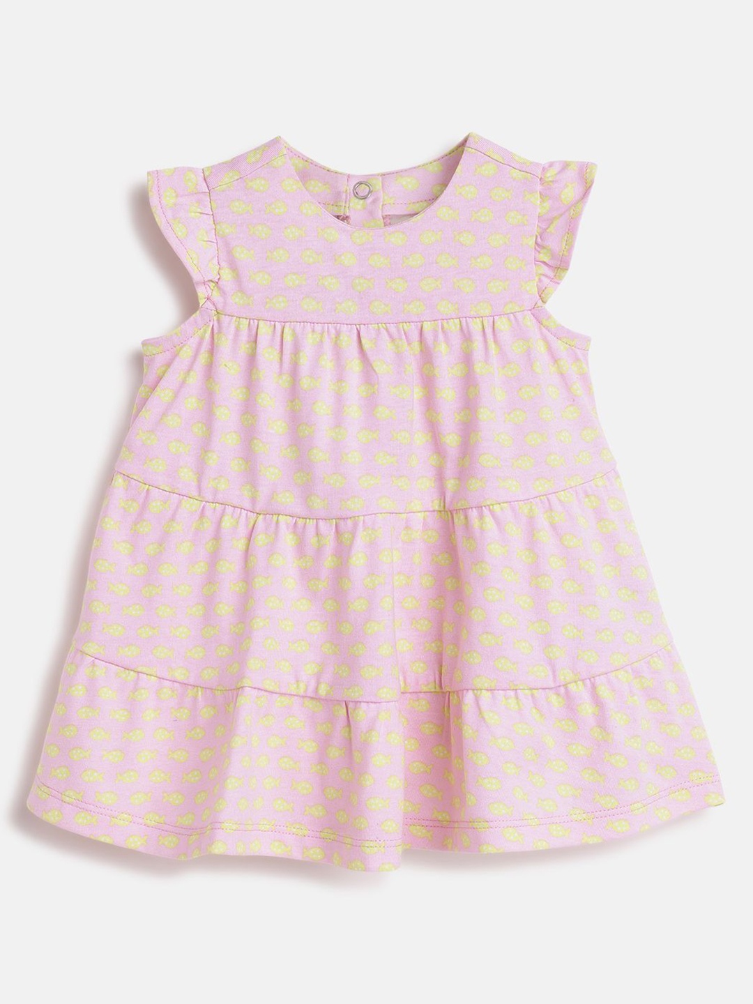 

Chicco Print A-Line Dress, Pink