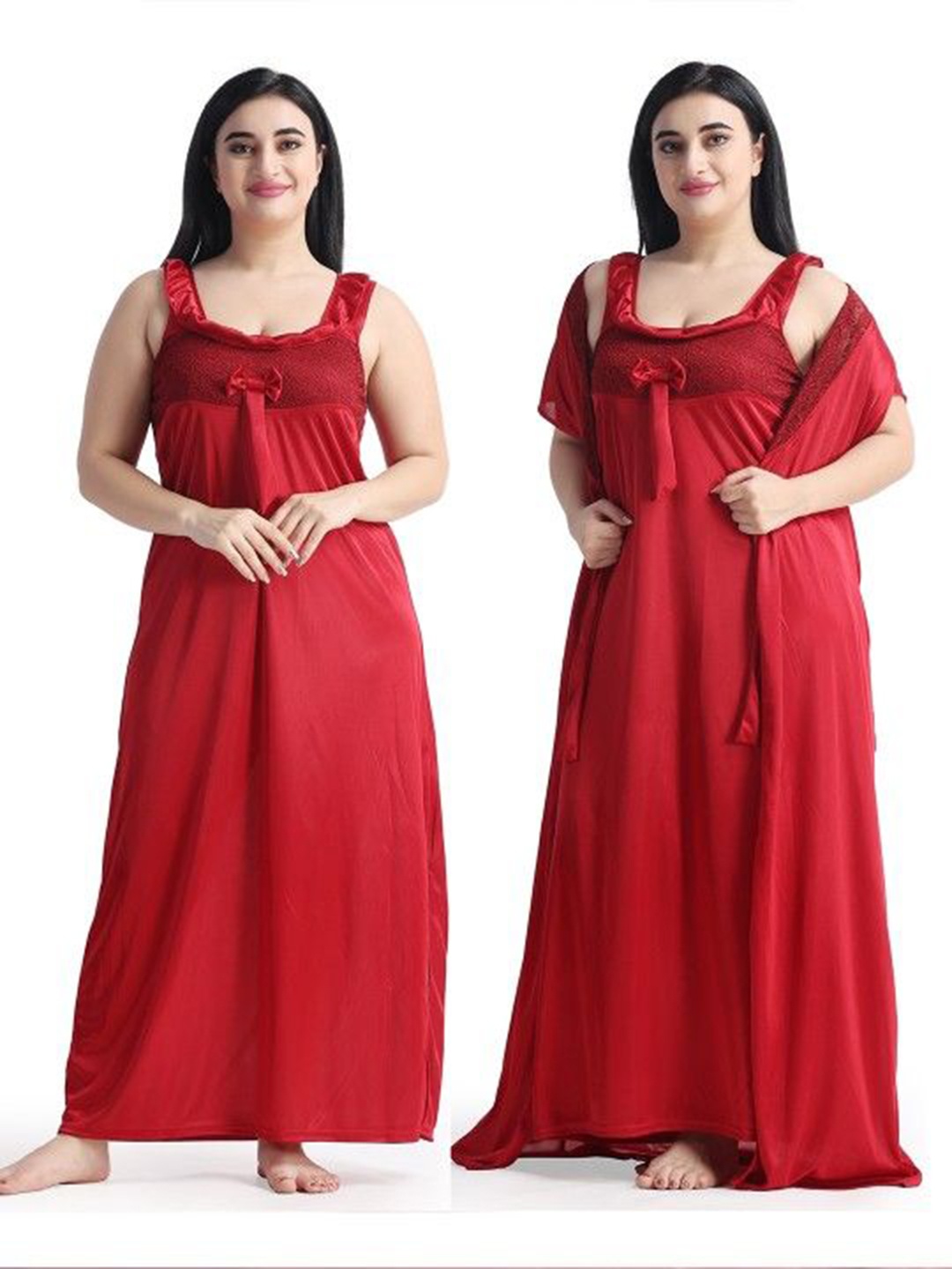 

Xivir Maxi Nightdress, Red