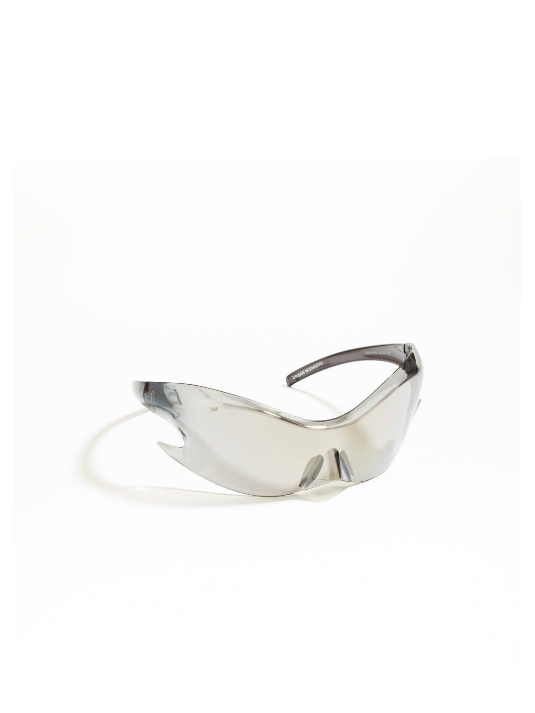 

Urban Monkey Unisex Oversized Sunglasses with UV Protected Lens, Transparent