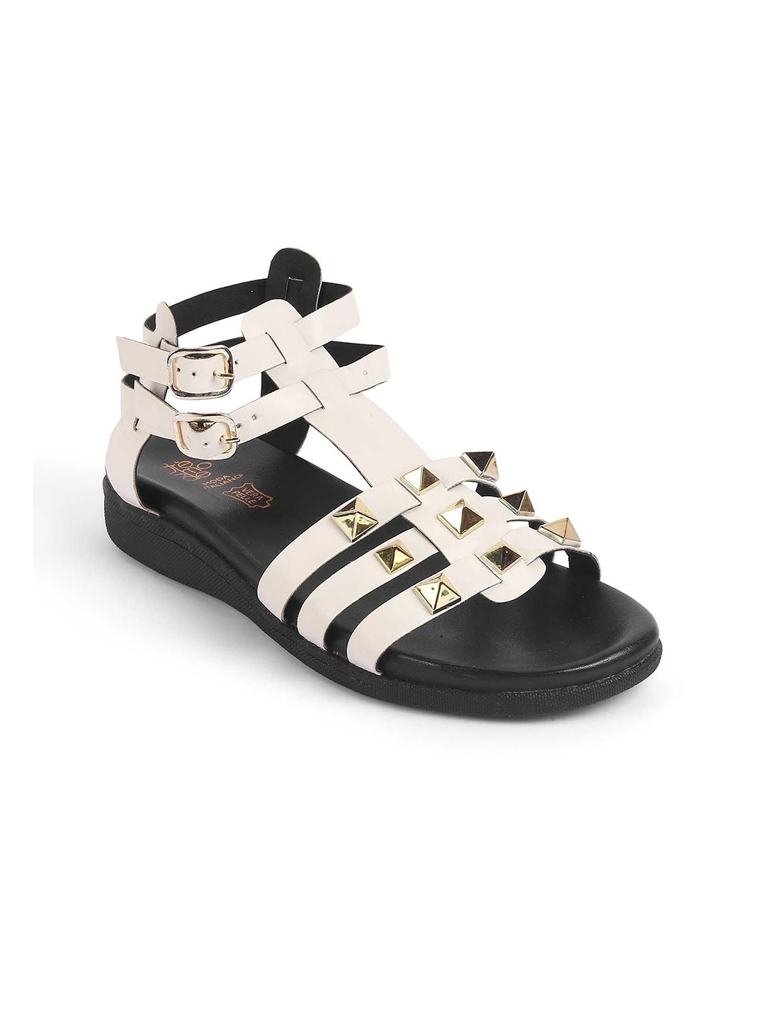 

Tresmode Nia White Women Dress Platform Flats