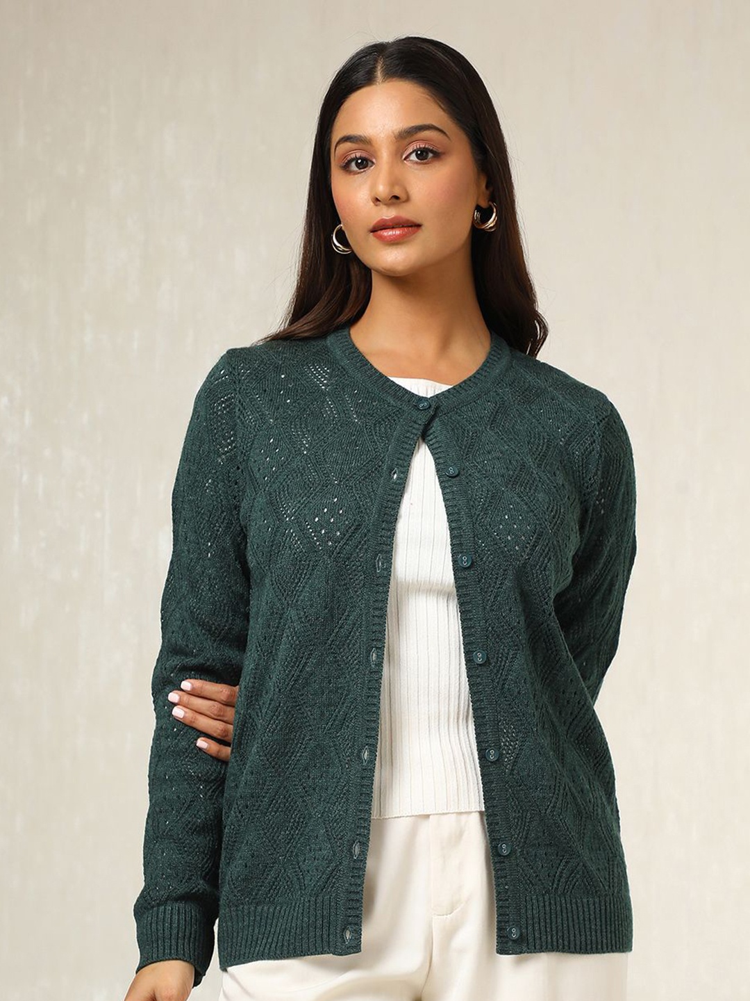 

Soch Women Cardigan, Green