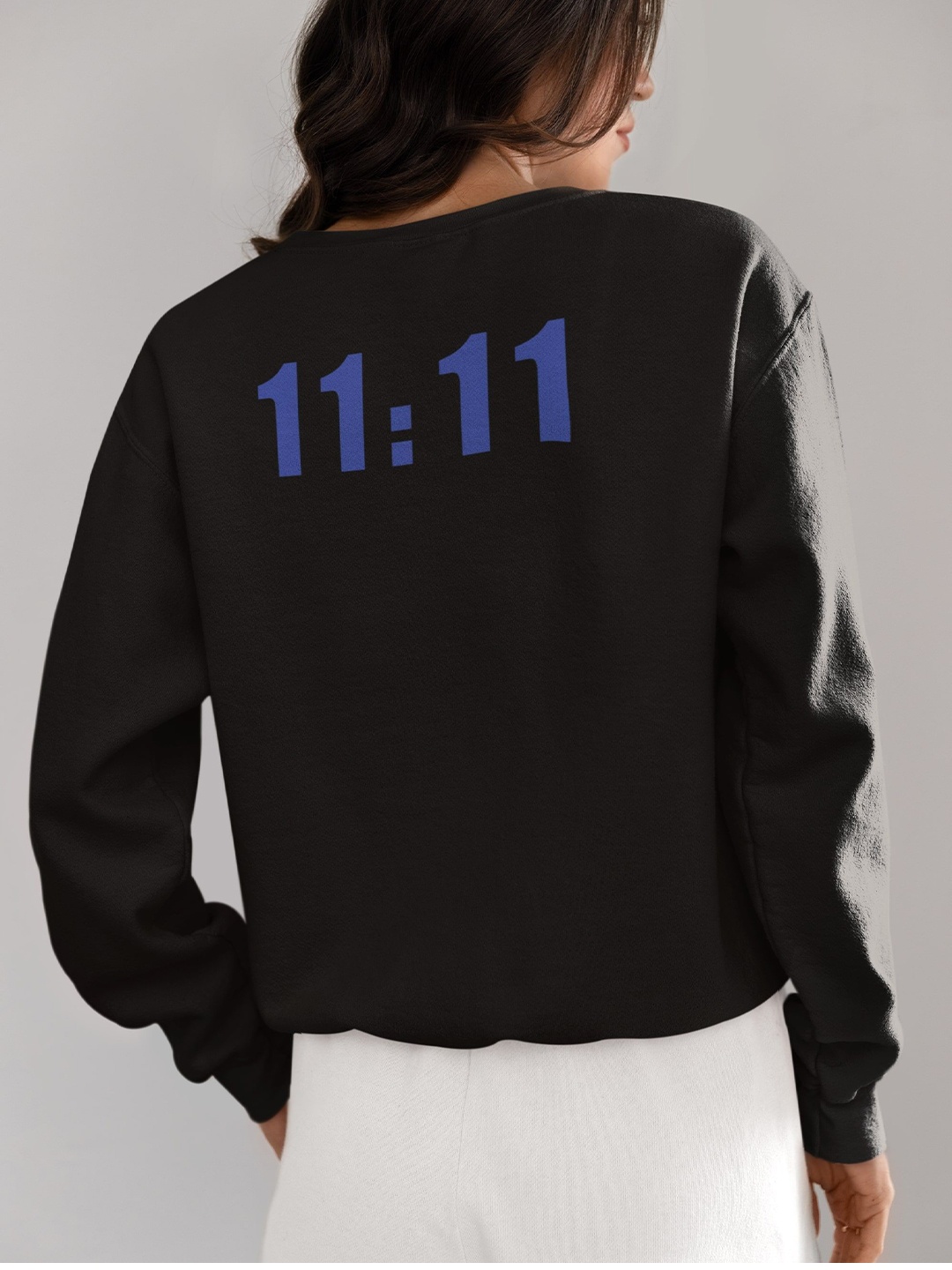 

TheBTclub Women Printed Sweatshirt, Black