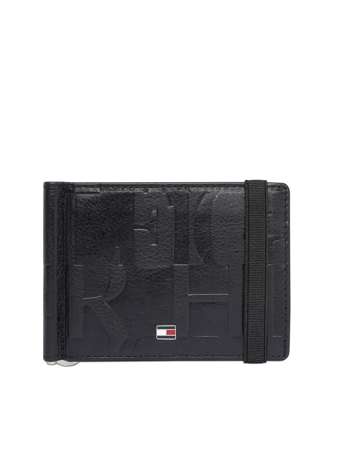 

Tommy Hilfiger Men Leather Money Clip, Black