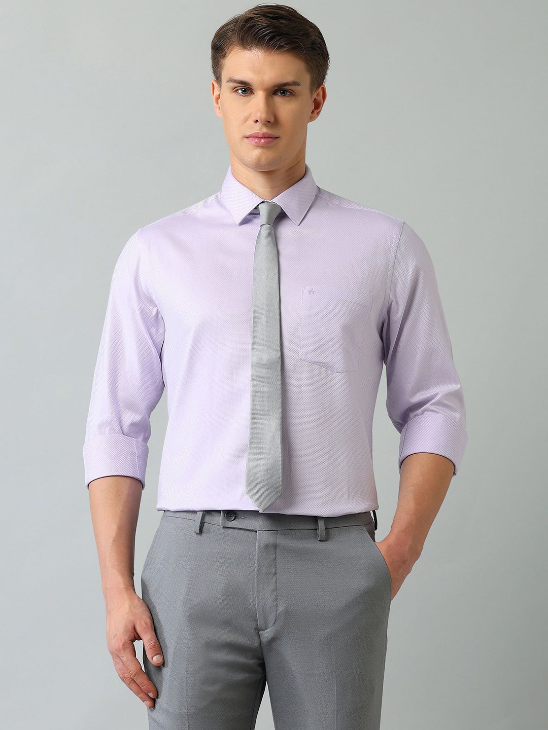 

Arrow Men Classic Opaque Casual Shirt, Purple