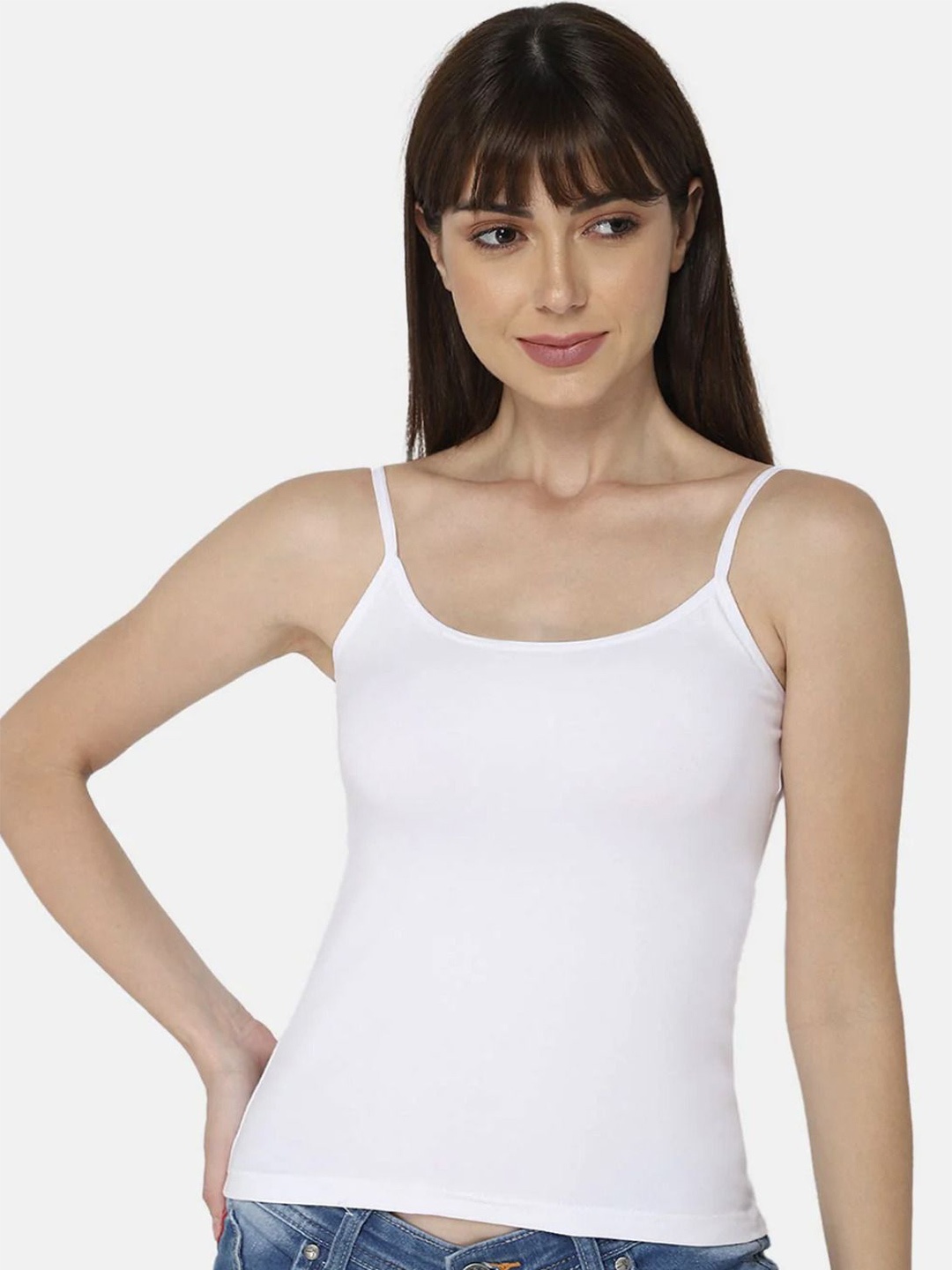 

BODYMIST Cotton Tank Top, White