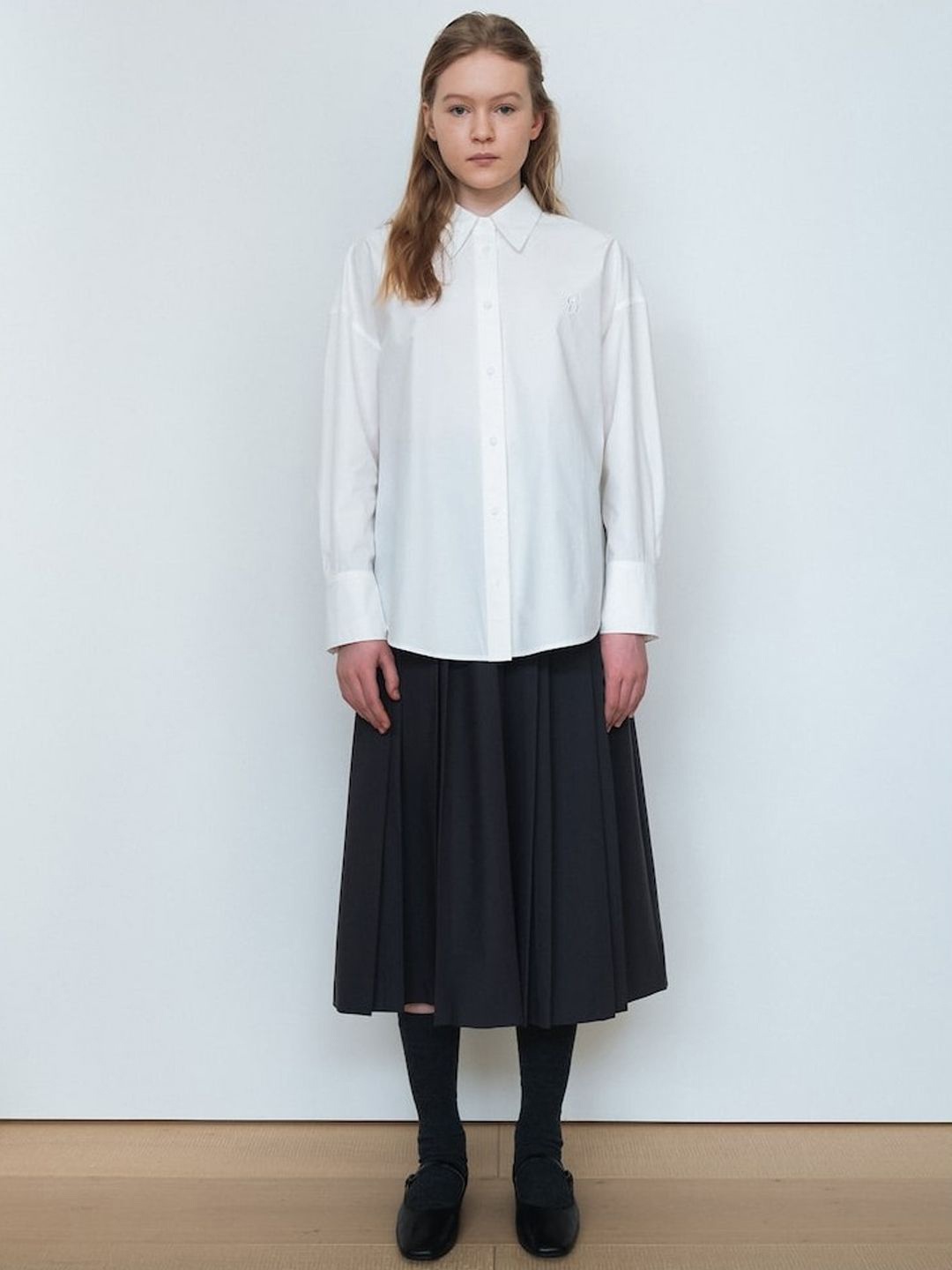 

BAESD Women Relaxed Fit Spread Collar Solid Cotton Casual Shirt, White