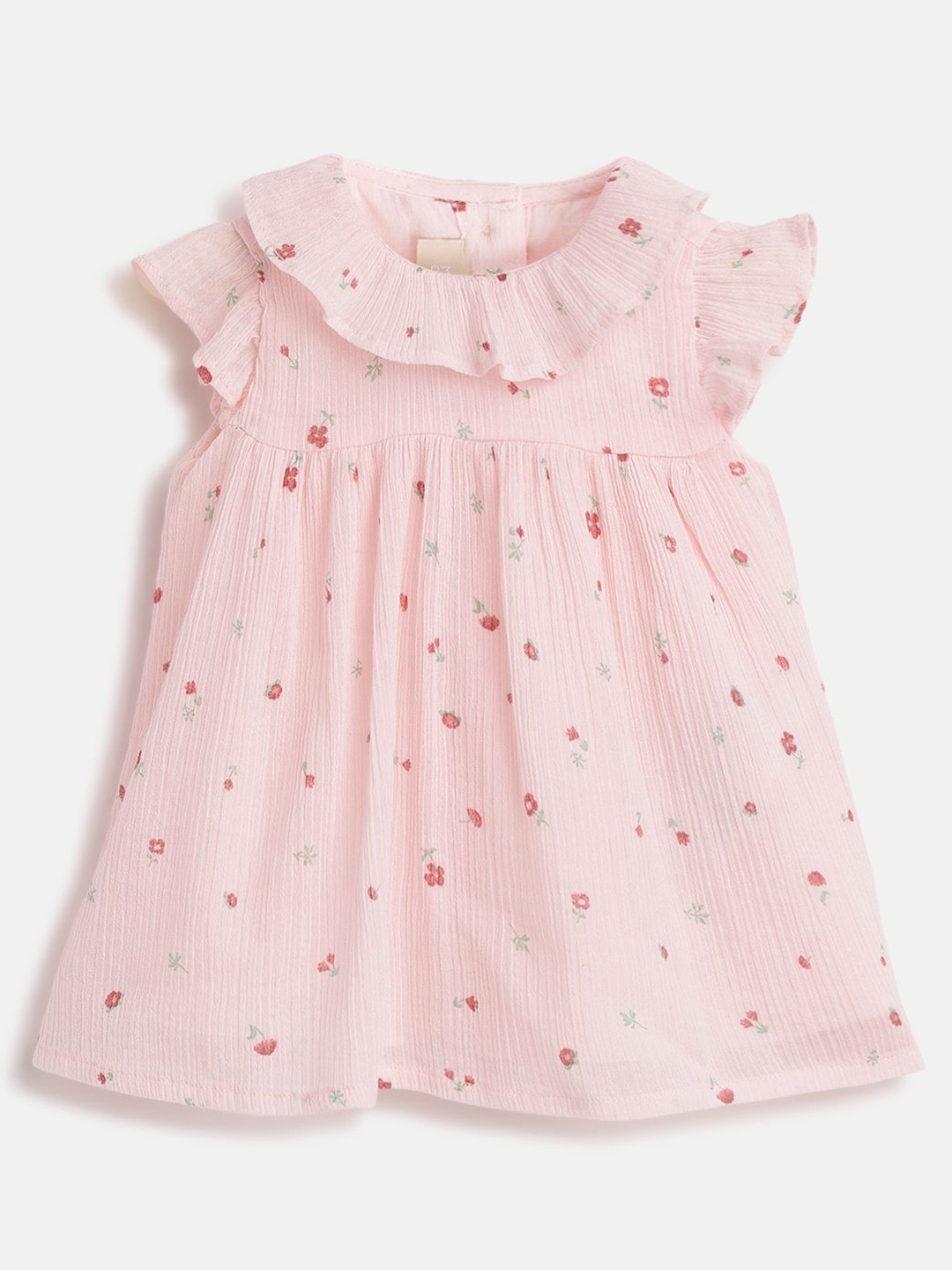 

Chicco Floral Print A-Line Dress, Pink