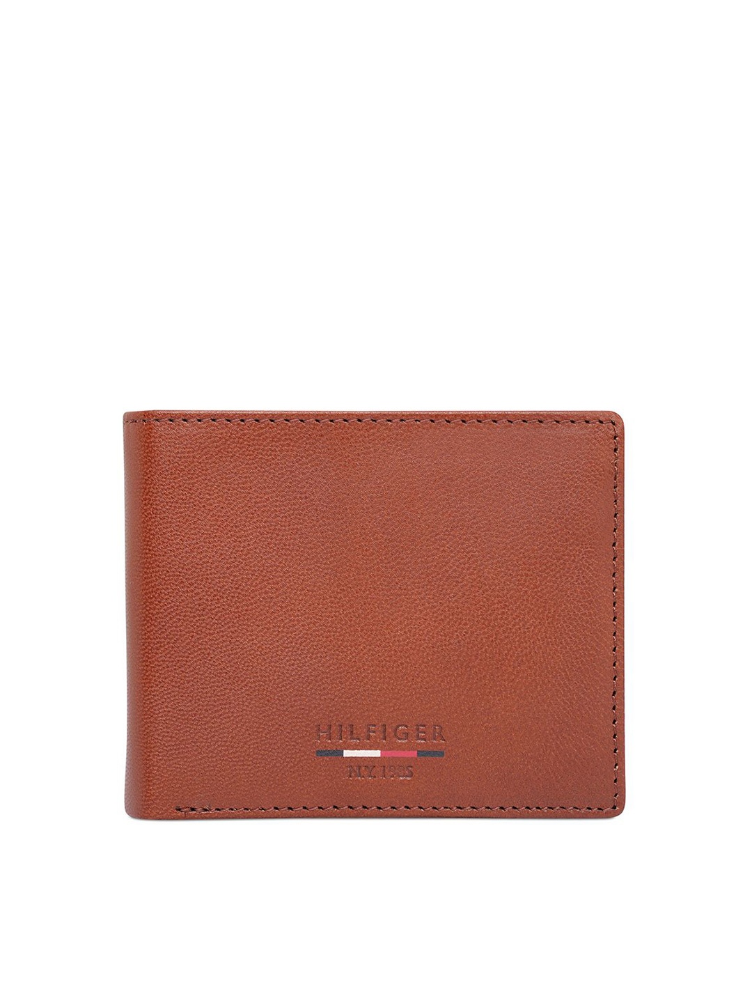 

Tommy Hilfiger Men Leather Two Fold Wallet, Tan