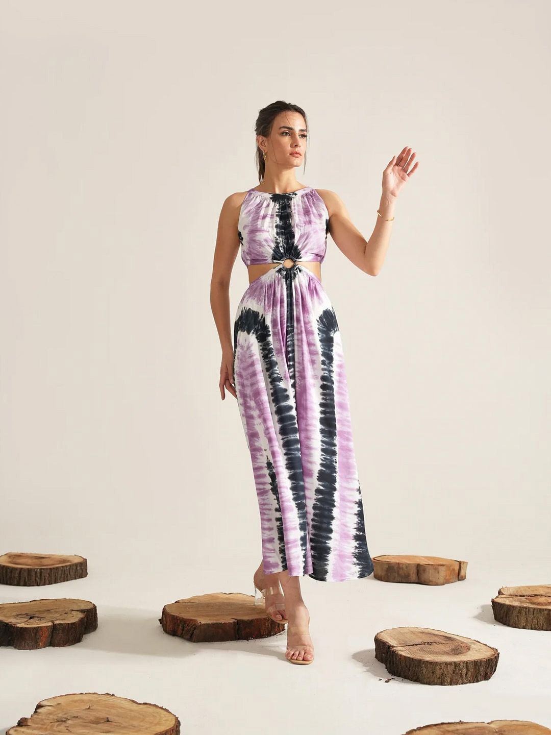 

Dorabi Print Maxi Dress, Lavender