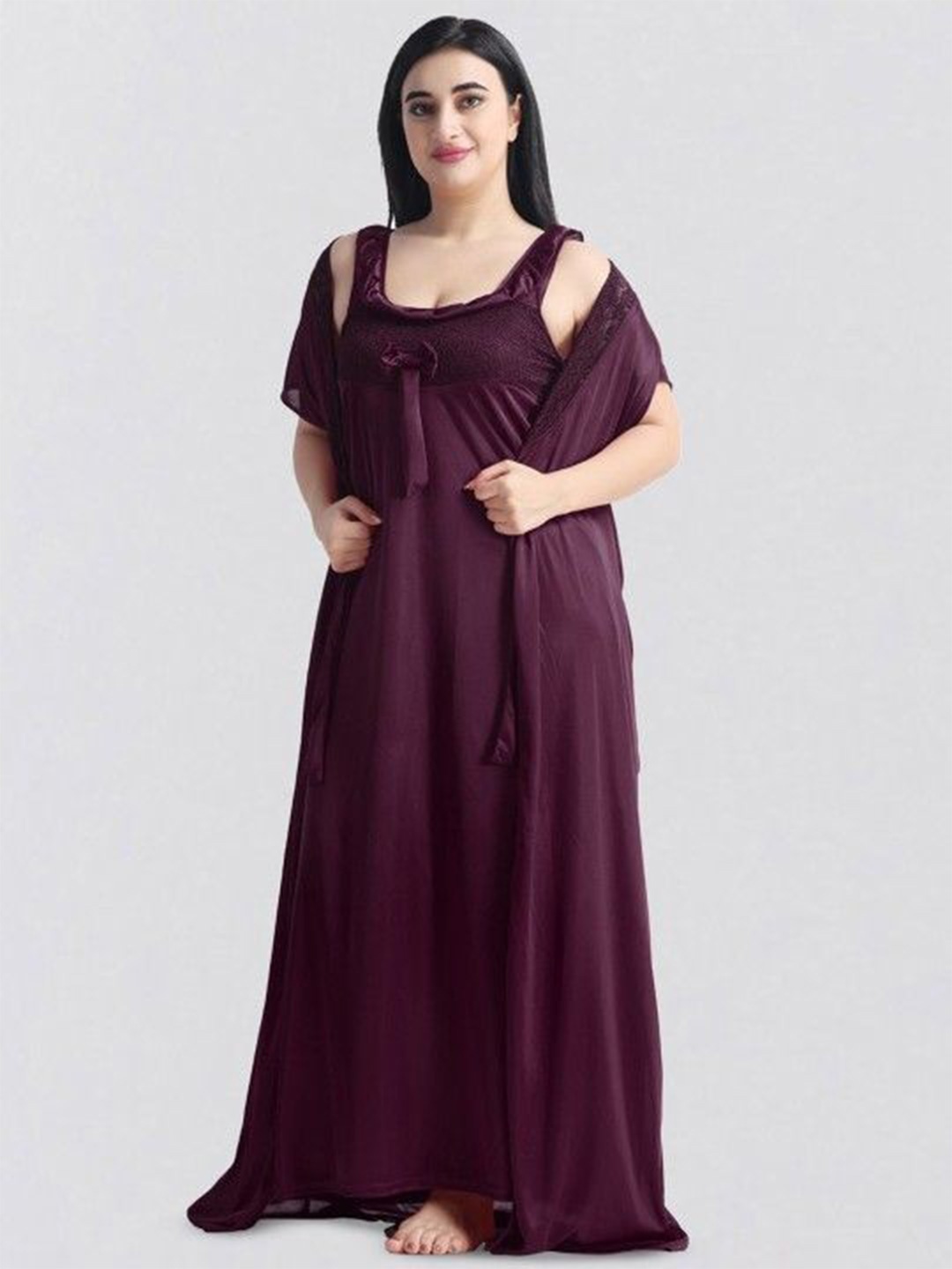 

Beera Maxi Nightdress, Purple