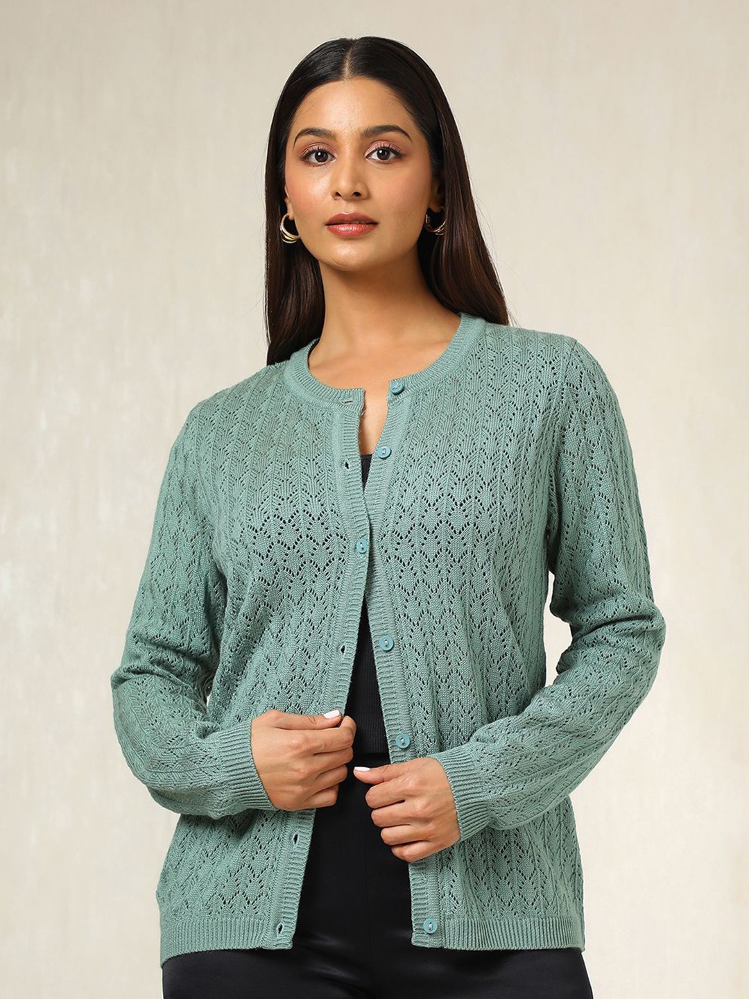 

Soch Women Cardigan, Green