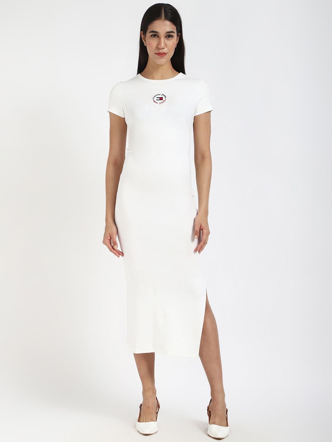

Tommy Hilfiger Women Bodycon Dress, White