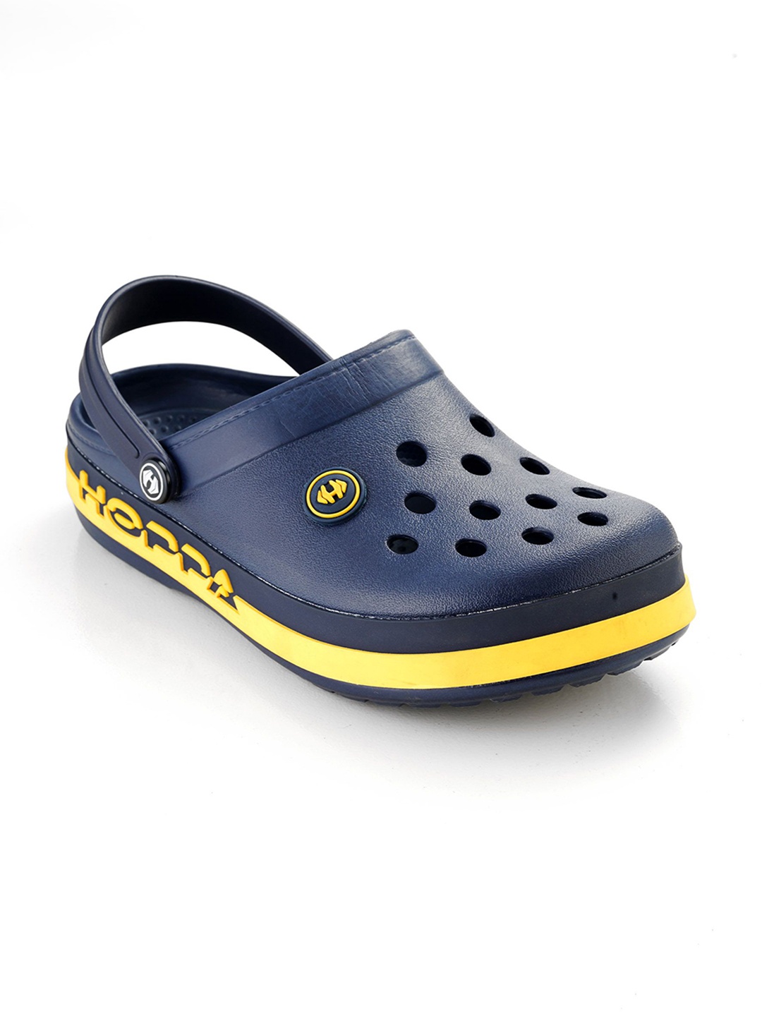 

Hoppa LEO Men Self Design Clogs, Navy blue