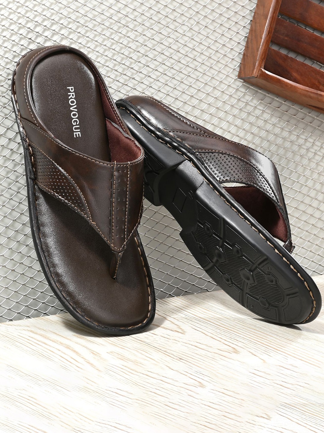 

Provogue Men Comfort Sandals, Brown