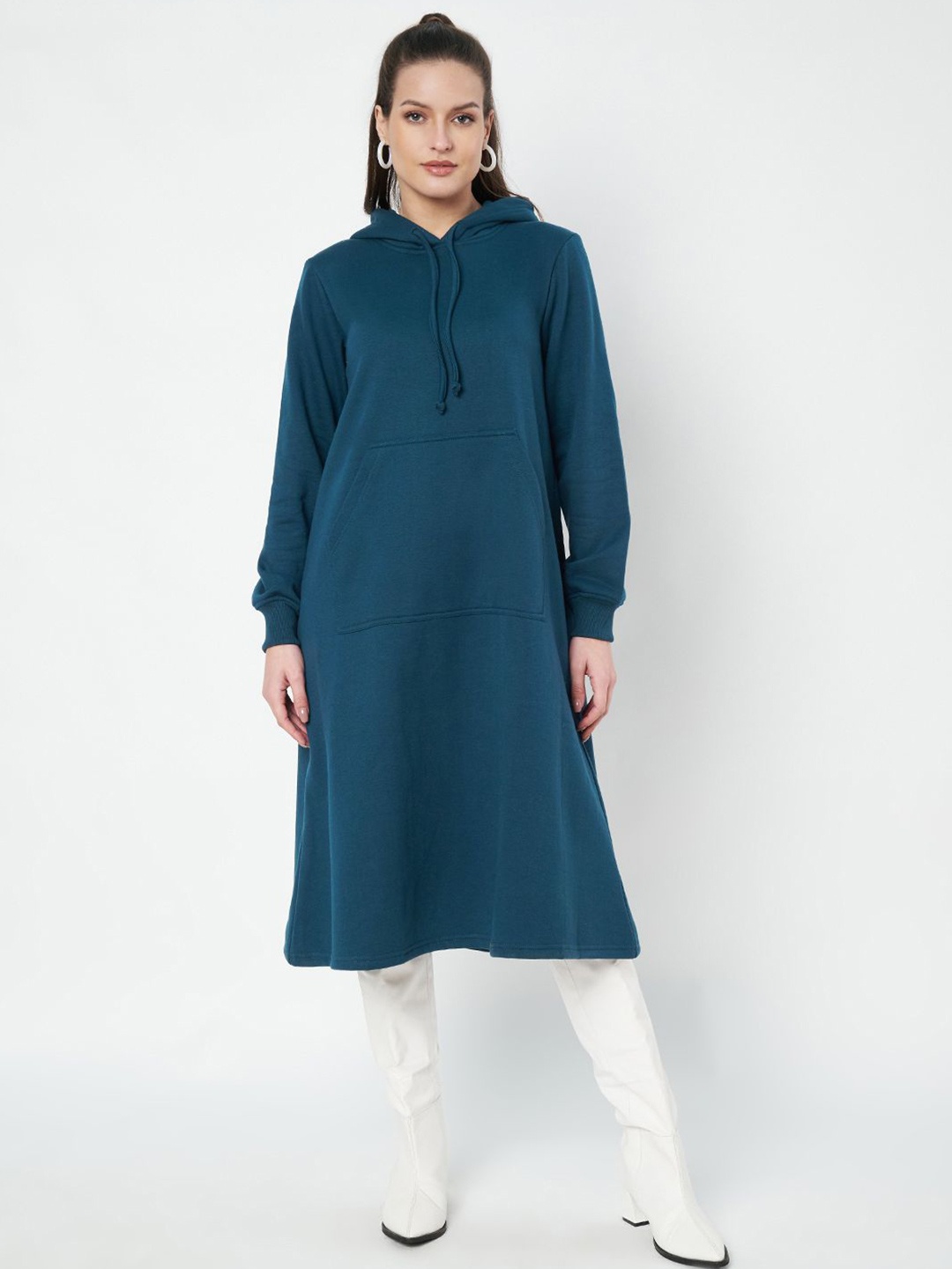 

BRINNS A-Line Midi Dress, Teal