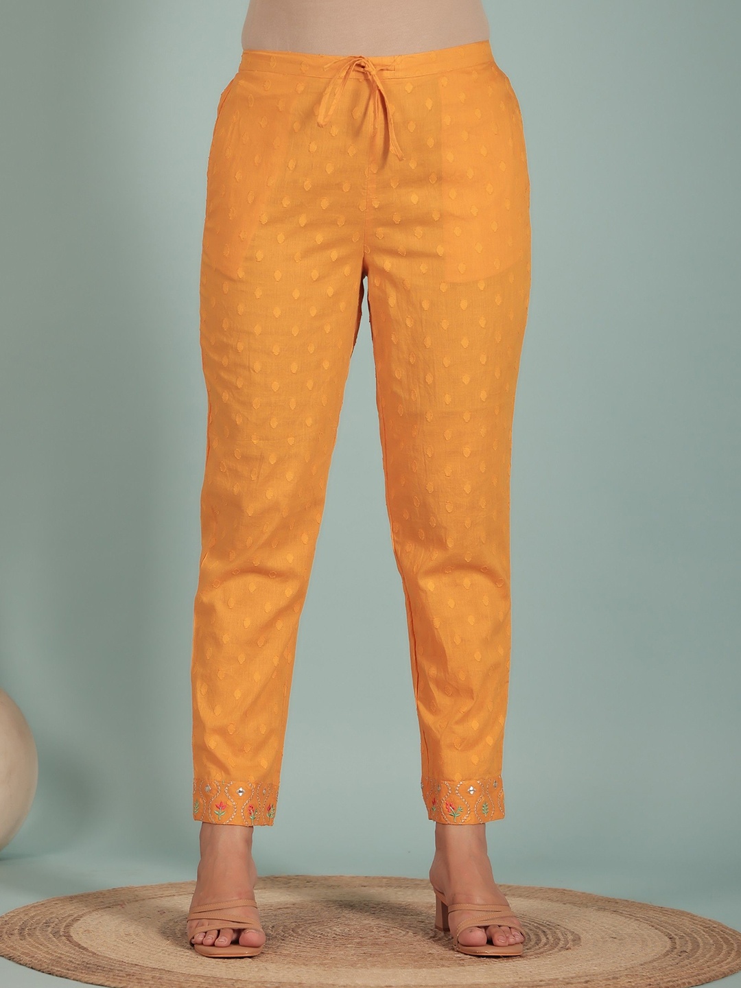 

Aramya Women Ethnic Palazzos, Yellow