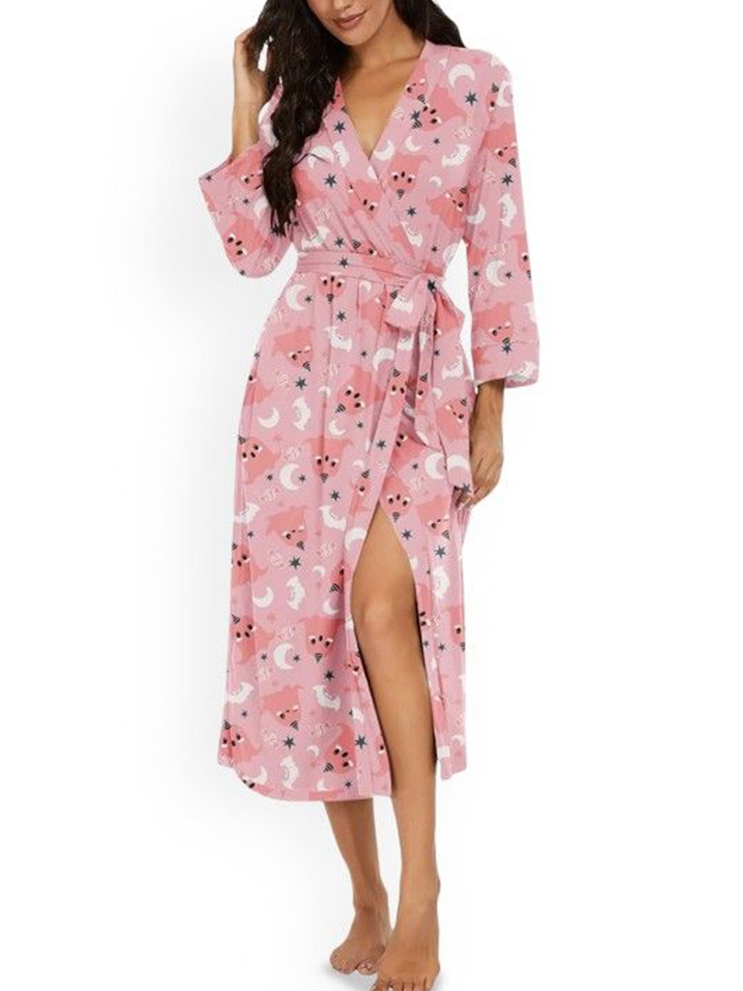 

Xivir Printed Nightdress, Pink