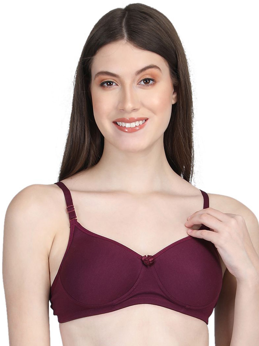 

Flamezia Bra Full Coverage Lightly Padded, Maroon