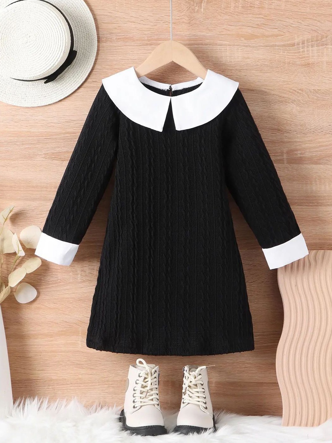 

YK A-Line Dress, Black