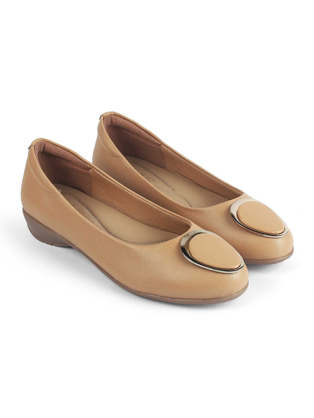 

Tresmode Women Ballerinas Flats, Camel brown