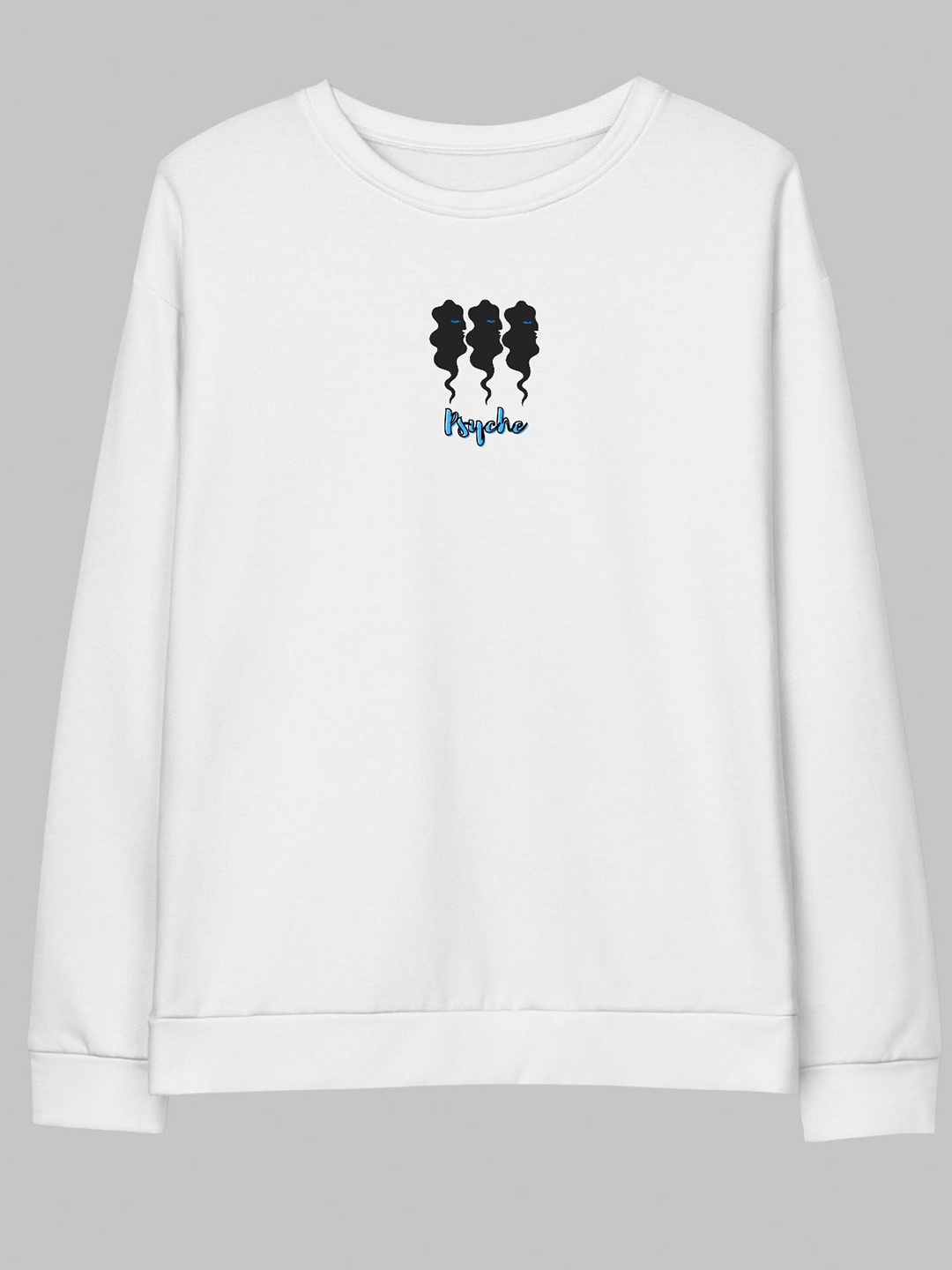 

TheBTclub Men Chaotically Psychotic Sweatshirt XS, White
