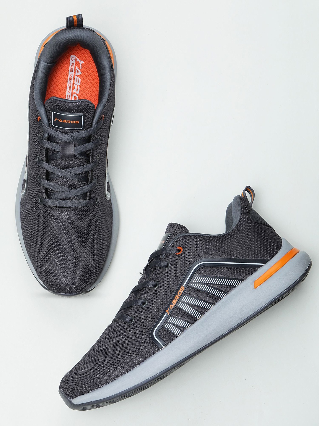 

ABROS Men Kinetix Sports Shoe Running, Grey