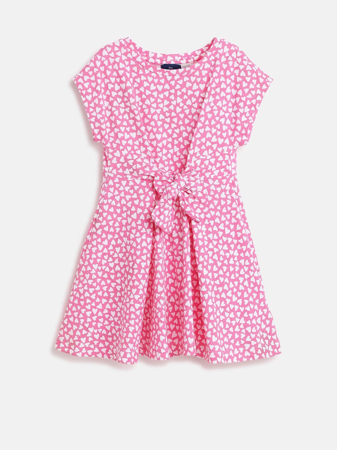 

Chicco Print A-Line Dress, White