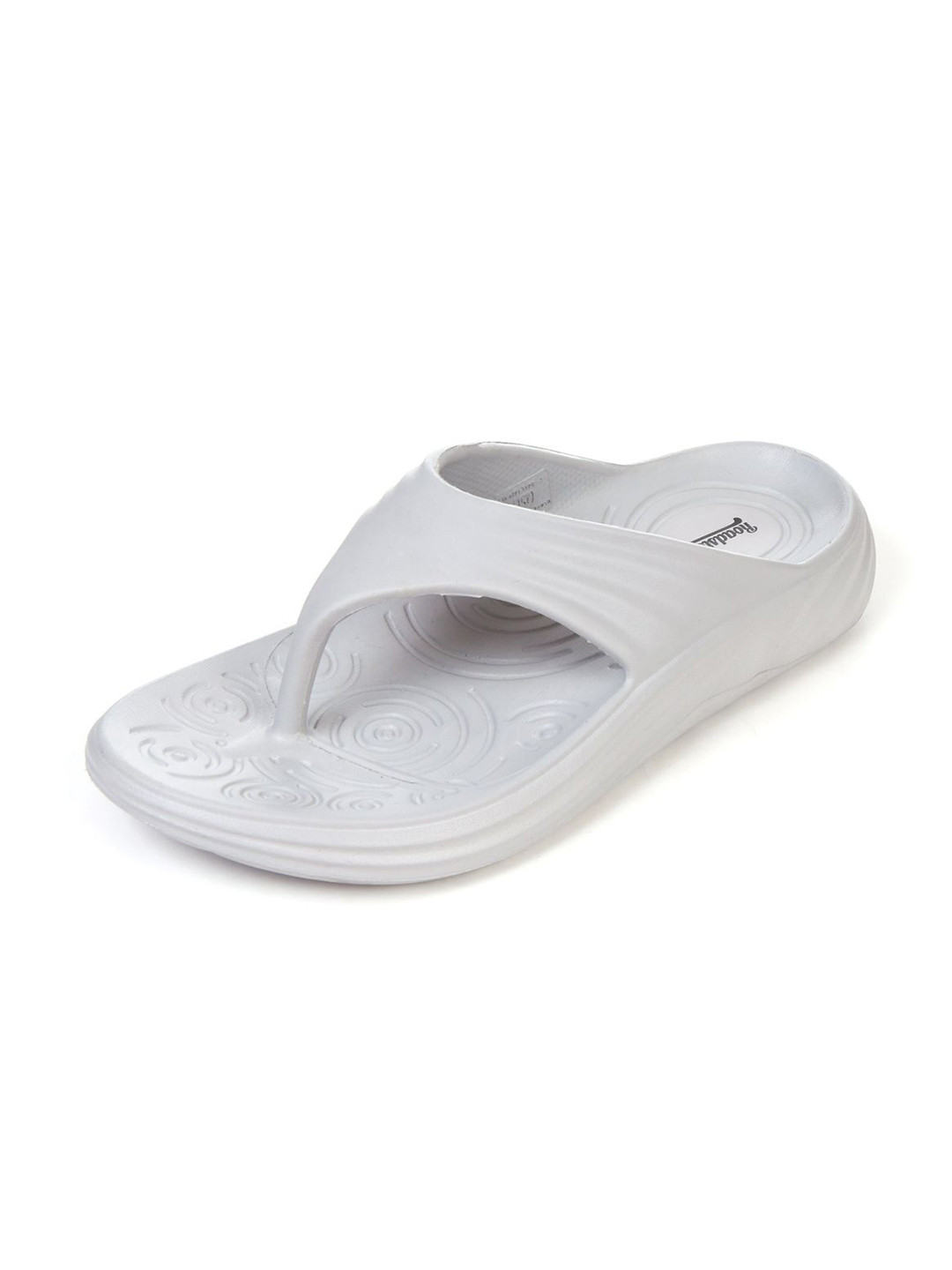 

The Roadster Lifestyle Co Men Lightweight Thong Flip-Flops, White