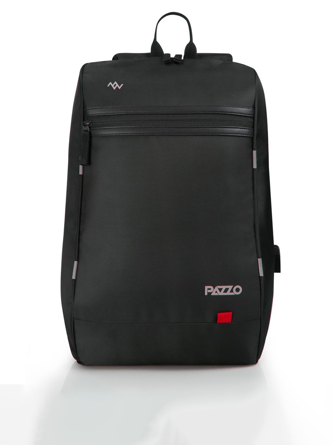 

PAZZO Unisex Ergonomic Straps Backpack, Black