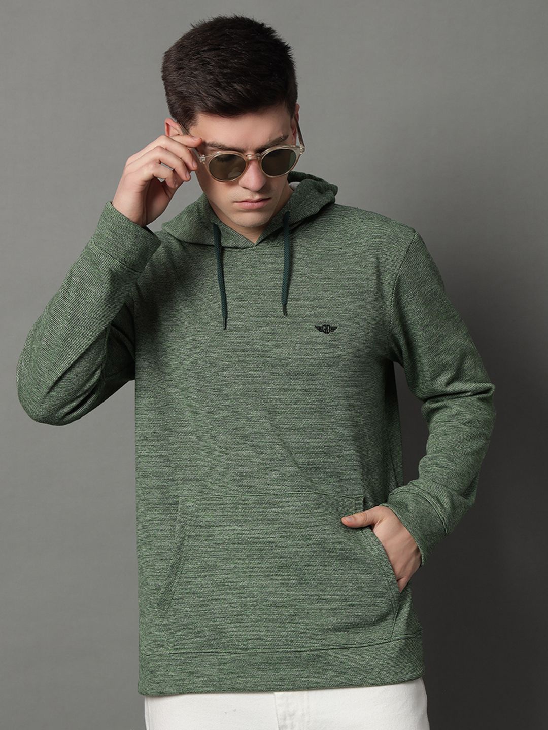 

GET GOLF Men Hooded Pullover Sweatshirt, Green